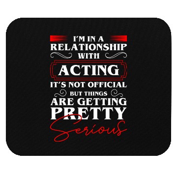 Discover Actor Rehearsal Make-Up Drama Club Mouse Pads