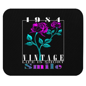 Discover 1984 Born Vintage Rose Gift Mouse Pads