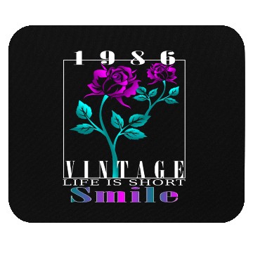 Discover 1986 Born Vintage Rose Gift Mouse Pads