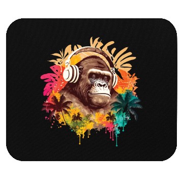 Discover Gorilla DJ Music Mouse Pads