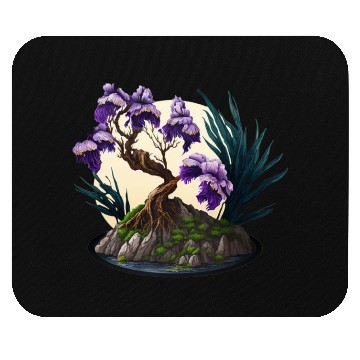 Discover Iris Bonsai Tree Mouse Pads