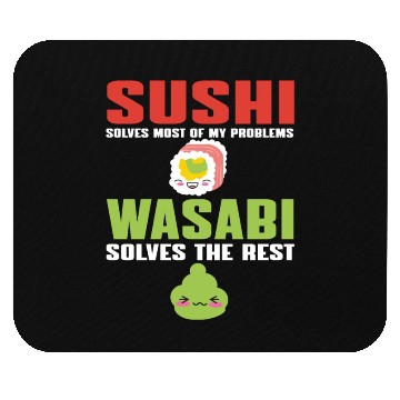 Discover Sushi And Wasabi Mouse Pads
