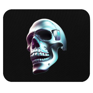 Discover Futuristic Skull Concept Mouse Pads