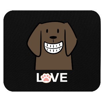 Discover Love Dog Mouse Pads