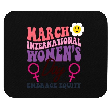 Discover International Women's Day 2023 Theme Embrace Equit Mouse Pads