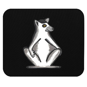 Discover chiling lazy monkey ringtailed lemur Mouse Pads