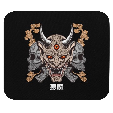 Discover Oni Demon Japan Mouse Pads