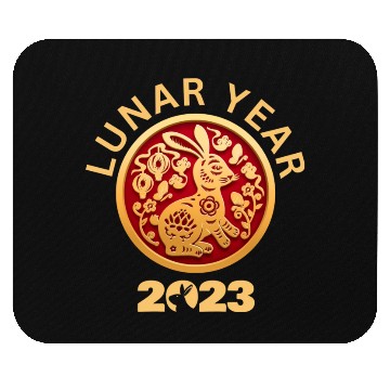 Discover Rabbit Lunar New Year 2023 Mouse Pads
