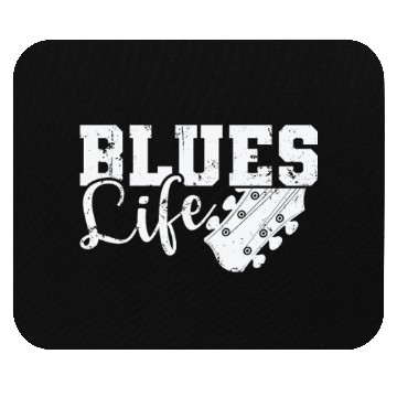 Discover Blues Life Music Trumpet Chicago Mouse Pads