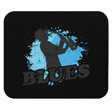 Discover Blues Saxophone Music Trumpet Mouse Pads