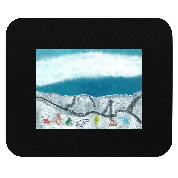 Discover dressed up at the ski slopes by Yeshaya Dank Mouse Pads