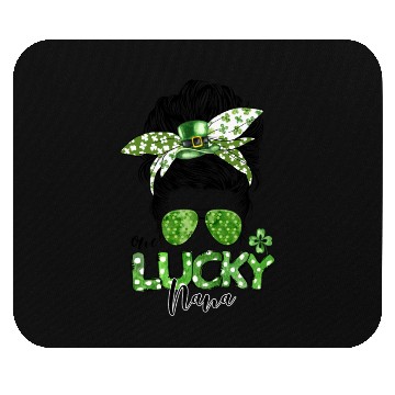 Discover One Lucky Nana Matching Family St Patricks Day Mouse Pads