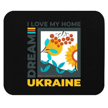Discover Print Ukraine sunflower Mouse Pads