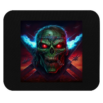 Discover ZOMBIE IRON MAIDEN (version 14) Mouse Pads