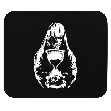 Discover Death Grim Reaper Hourglass Heavy & Death Metal Mouse Pads