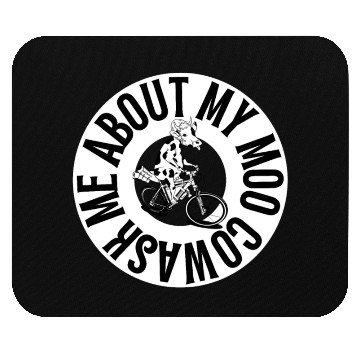 Discover Ask Me About My Moo Cow Mouse Pads