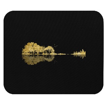 Discover Guitar Nature Trees Birds Mouse Pads
