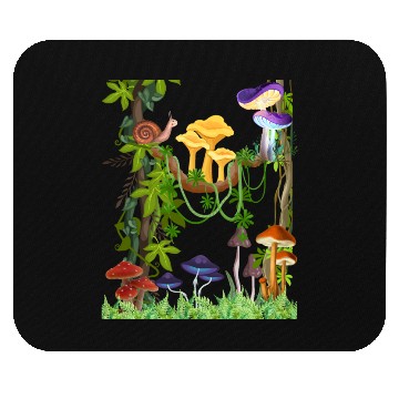 Discover Tropical Scene Mouse Pads