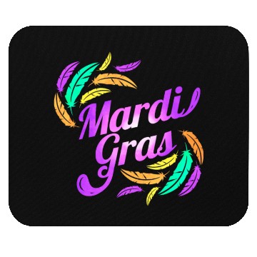Discover Purple Lettering For Mardi Gras Mouse Pads