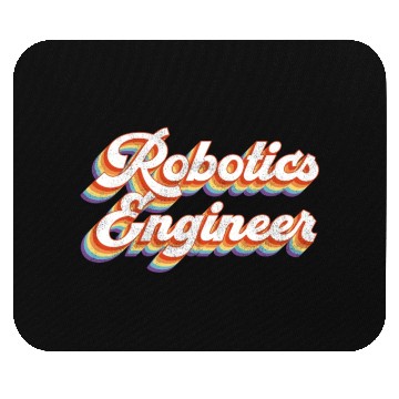 Discover Robot Robotics Engineer Retro Mouse Pads