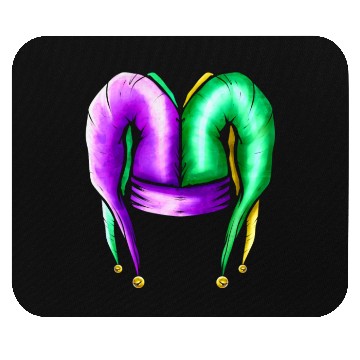 Discover Jester Hat for Mardi Gras Mouse Pads