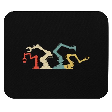 Discover Robot Robotics Engineer Retro Mouse Pads