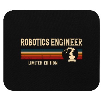 Discover Robot Robotics Engineer Retro Mouse Pads