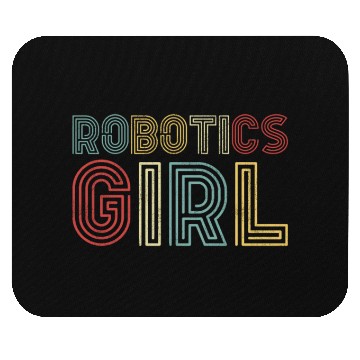 Discover Robot Robotics Engineer Girl Mouse Pads