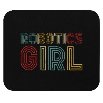 Discover Robot Robotics Engineer Girl Mouse Pads