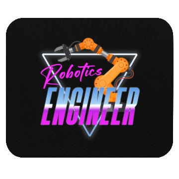 Discover Robot Robotics Engineer Retro Mouse Pads
