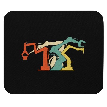 Discover Robot Robotics Engineer Retro Mouse Pads