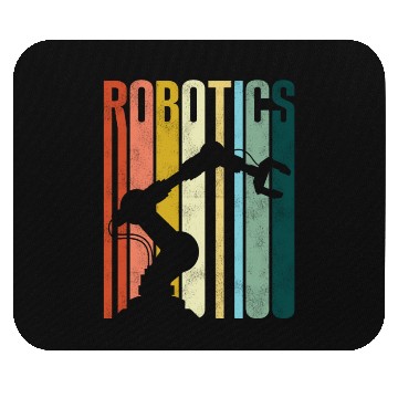 Discover Robot Robotics Engineer Retro Mouse Pads