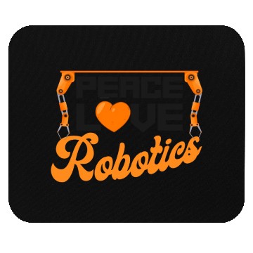 Discover Robot Robotics Engineer Female Mouse Pads