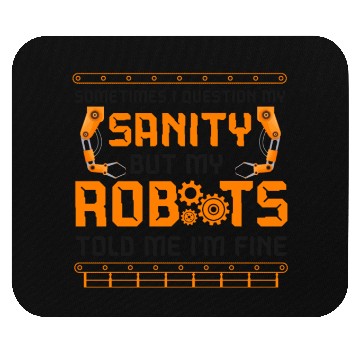 Discover Robot Robotics Engineer Vintage Mouse Pads