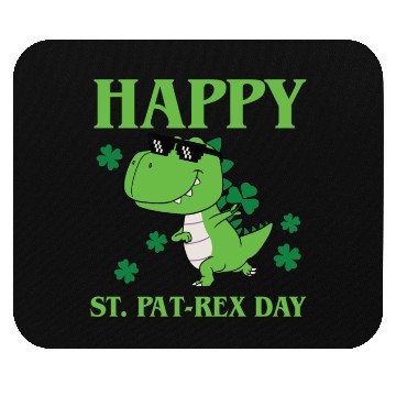 Discover Happy St Pat-Rex Day Dinosaur Boys St Patricks Day Mouse Pads