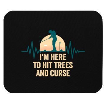 Discover Peace Love Golf Mouse Pads