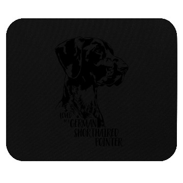 Discover Loved by a German Shorthaired Pointer dog mom Mouse Pads