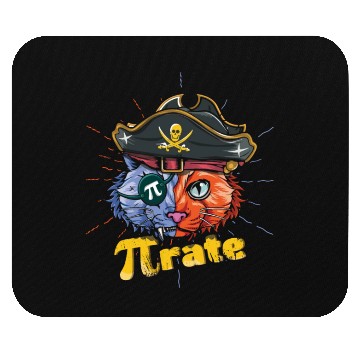 Discover Love Pi Pirate Cat Math Holiday Mathematics Pi Day Mouse Pads