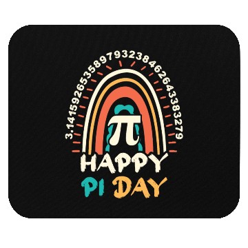 Discover Vintage Pi Math Holiday Mathematics Groovy Pi Day Mouse Pads