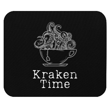 Discover Kraken Time Octopus Tea Time Mouse Pads