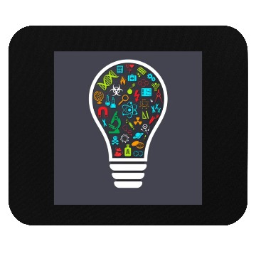 Discover light science Mouse Pads