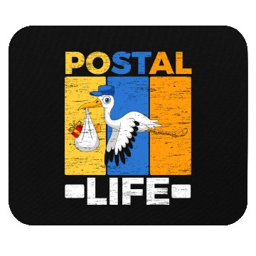 Discover Postal Worker Mailman Delivery Mail Escort Mouse Pads