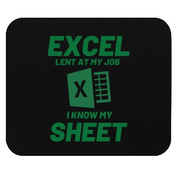 Discover Excel-lent at My Job Funny Accountant Data Analyst Mouse Pads