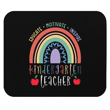 Discover Educate Motivate Inspire Kindergarten Teacher Mouse Pads