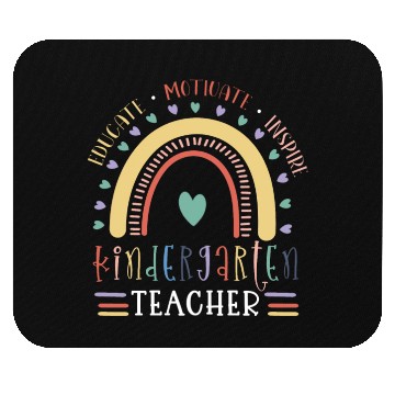 Discover Educate Motivate Inspire Kindergarten Teacher Mouse Pads