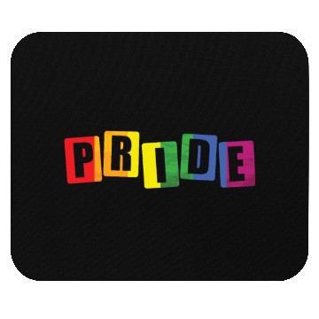 Discover Pride Love LGBT Rainbow Colors Proud Mouse Pads