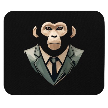 Discover Monkey suit Mouse Pads