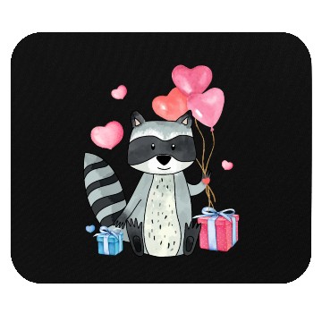 Discover Raccoon Valentine Gift Raccoon Owner Trash Panda Mouse Pads