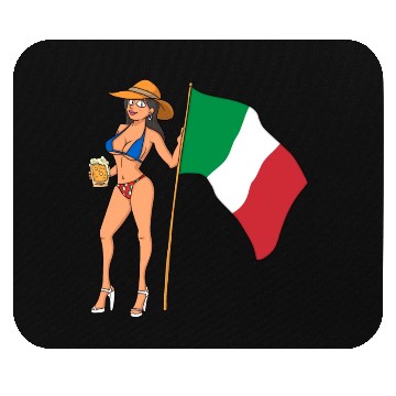 Discover Hot Fan Girl Italy Mouse Pads