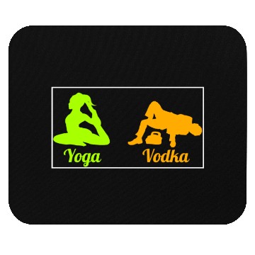 Discover Difference Between Yoga And Vodka St Patricks Day Mouse Pads